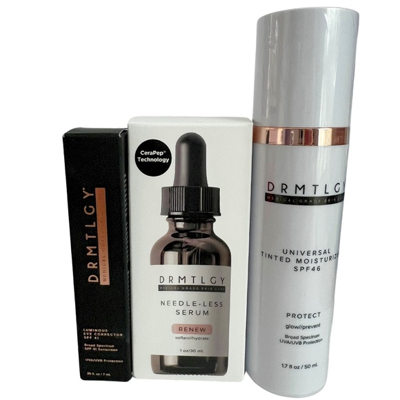 DRMTLGY Trio-Universal Tinted Moisturizer, Needle-Less Serum, Eye Corrector - Picture 1 of 7